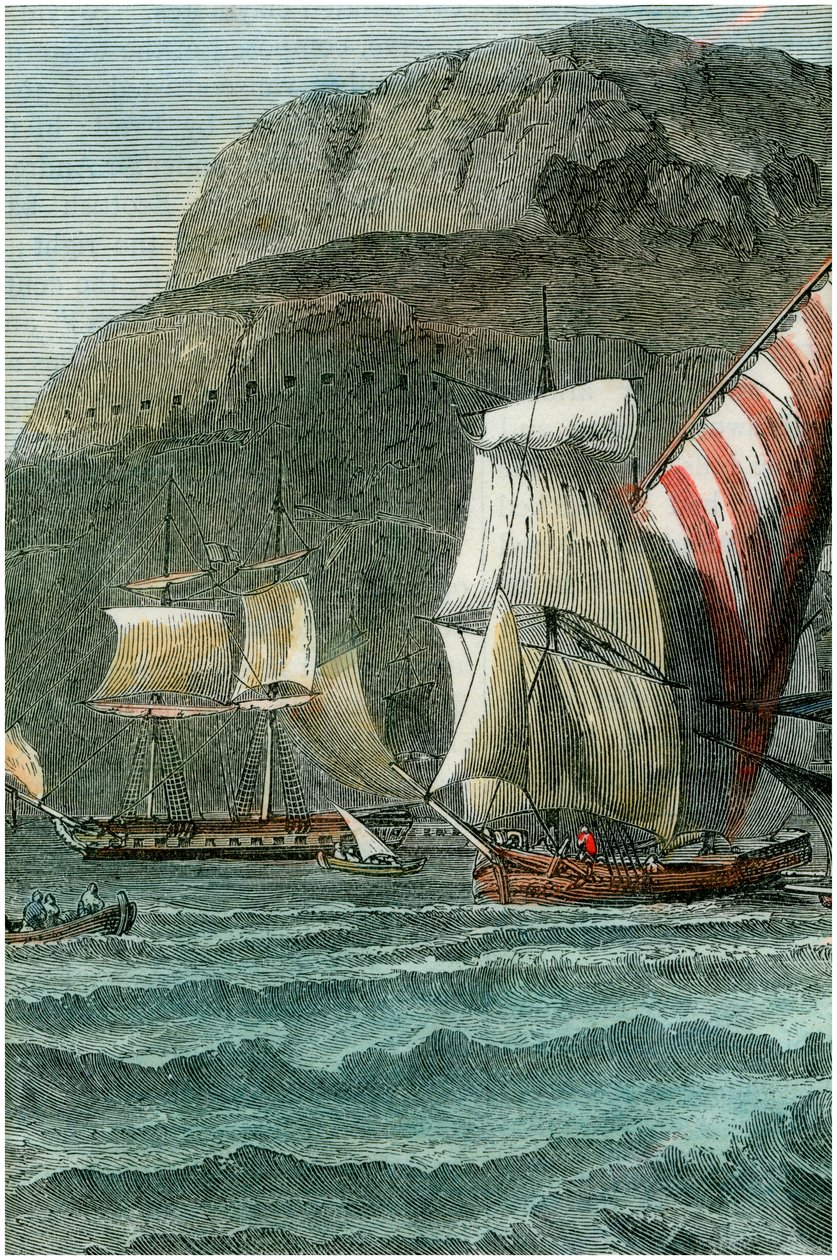 La Roca de Gibraltar, c1880 de Unbekannt