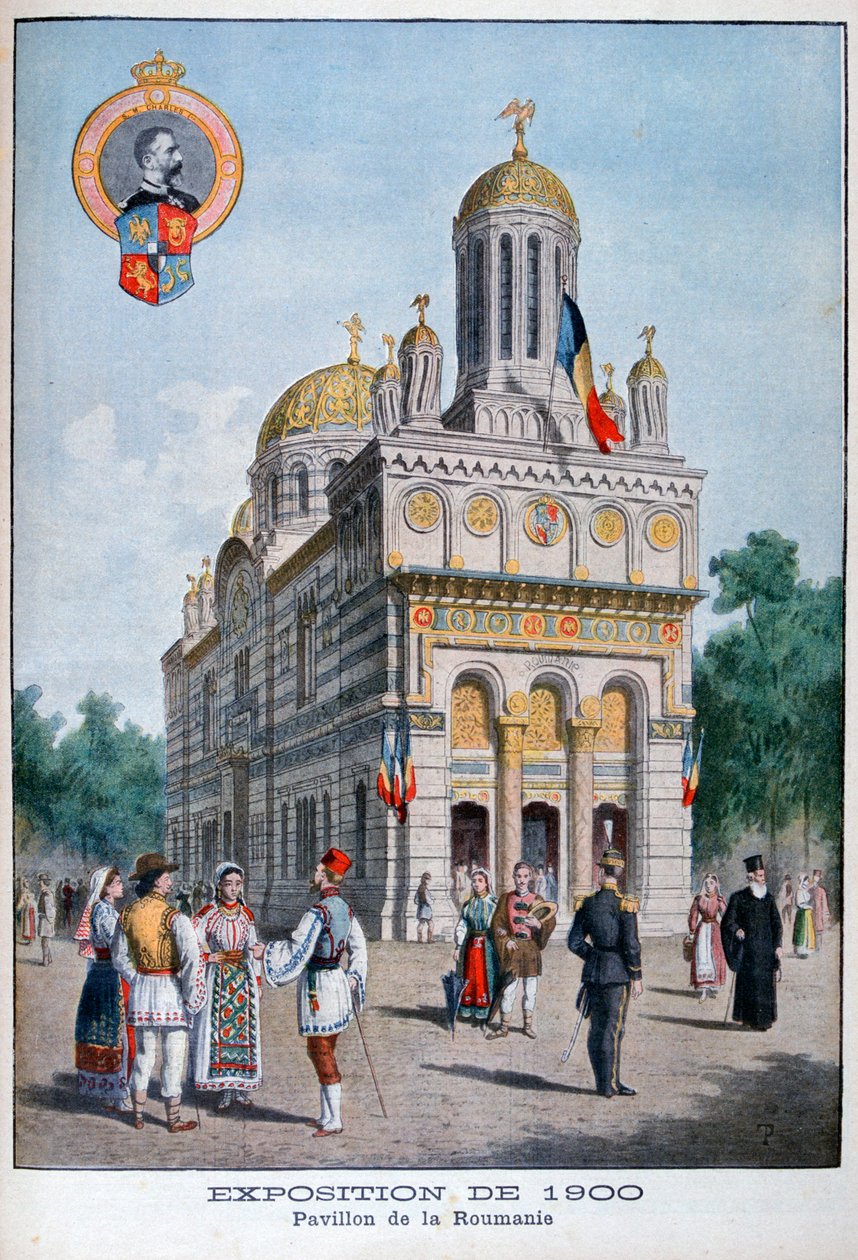 El pabellón rumano en la Exposición Universal de 1900, París, 1900 de Unbekannt
