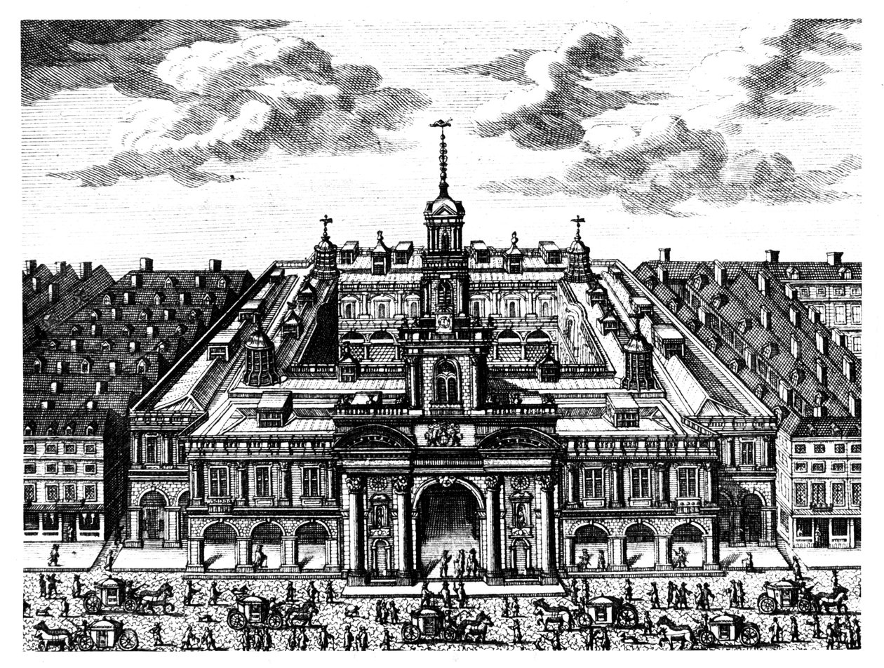 La Bolsa Real, Londres, finales del siglo XVII de Unbekannt