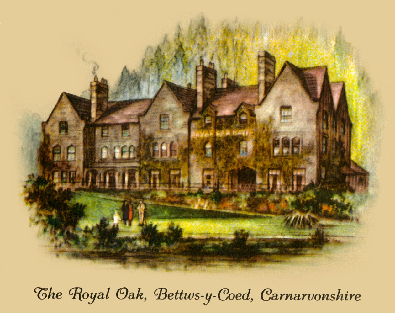 El Roble Real, Bettws-y-Coed, Carnavonshire, 1936 de Unbekannt