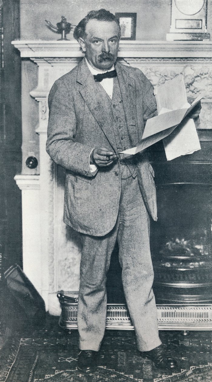 El Rt. Hon. David Lloyd George, M.P., Canciller del Exchequer, c1914 de Unbekannt