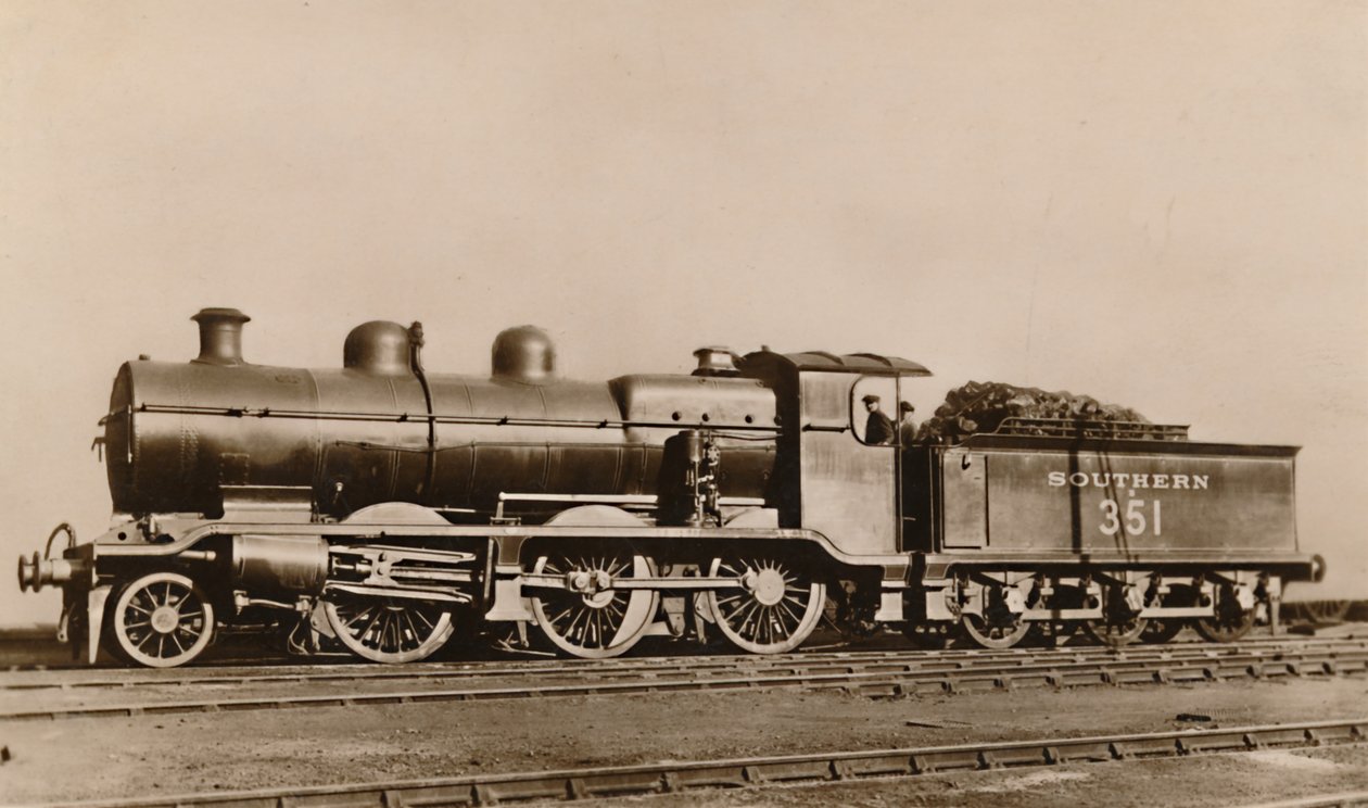 El tipo Mogul de locomotora de tráfico mixto de S.R. de Unbekannt