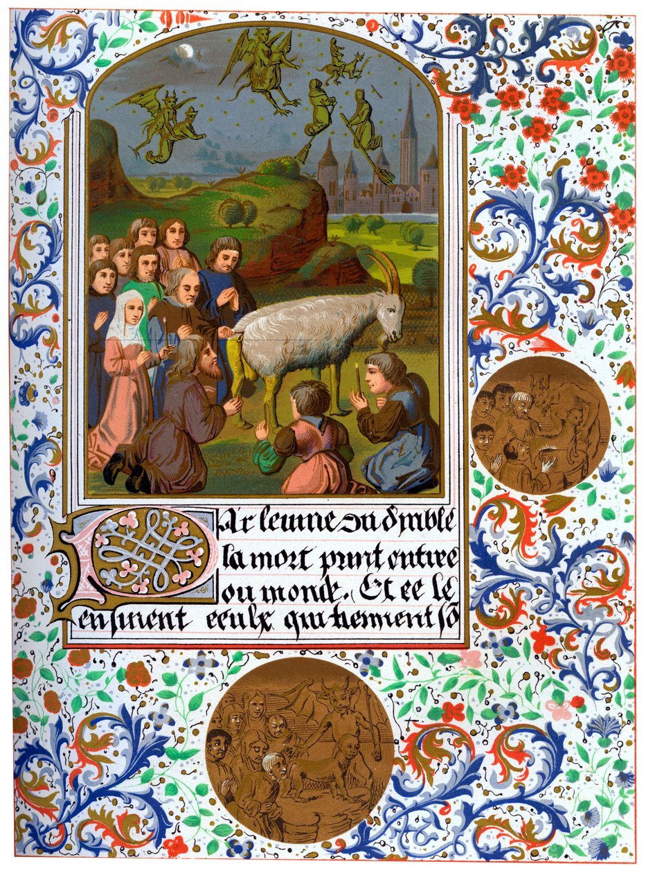 El sábado en Vaudois, Francia, siglo XIII, 1849 de Unbekannt