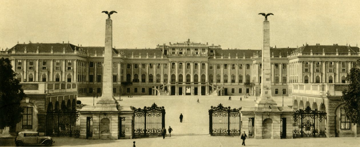 El Palacio de Schönbrunn, Viena, Austria, c1935 de Unbekannt