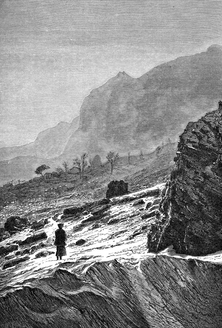Las tierras altas de Sechuan, c1890 de Unbekannt