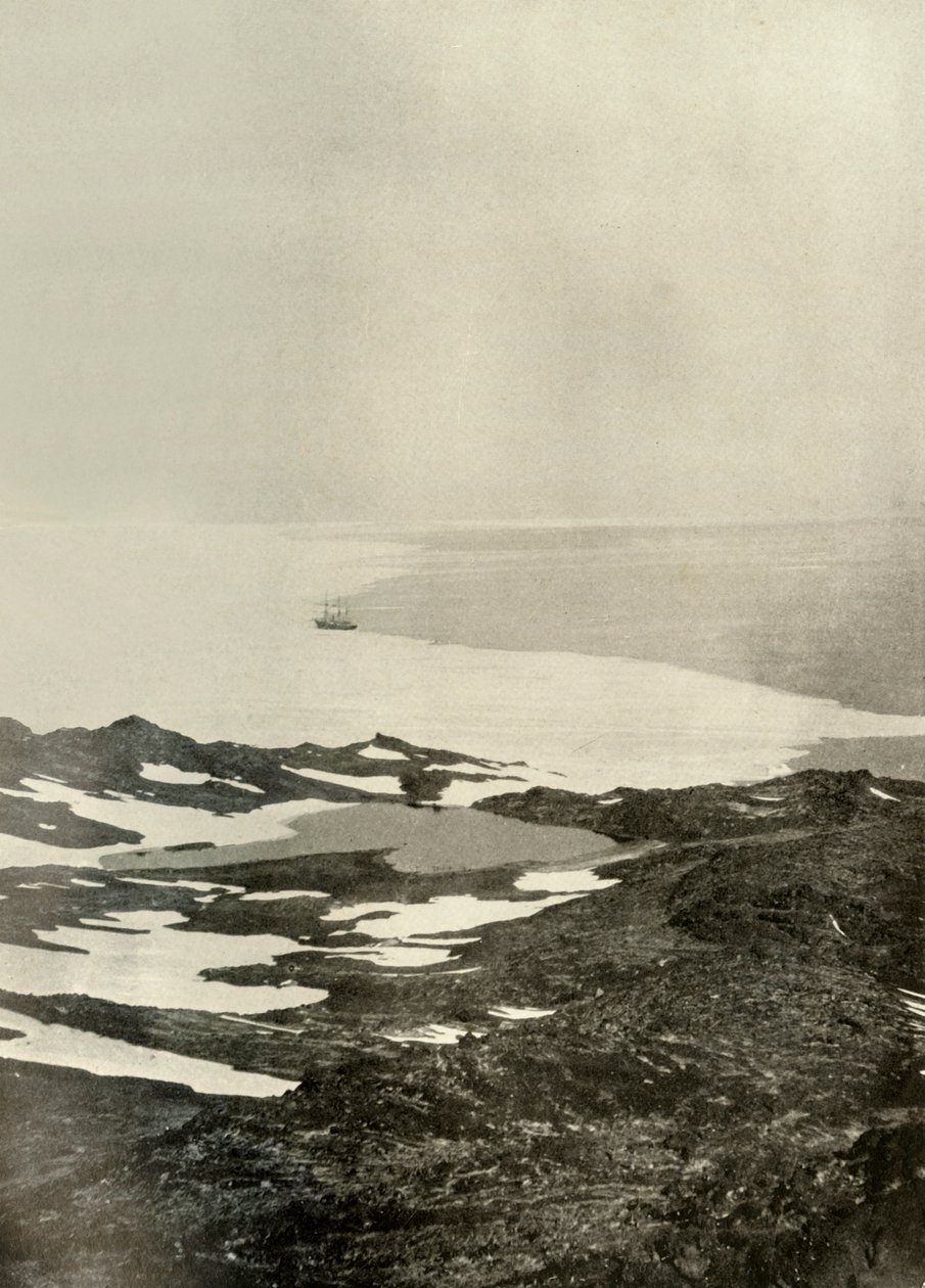 El barco en Pram Point, justo antes de partir hacia el norte, c1908, 1909 de Unbekannt