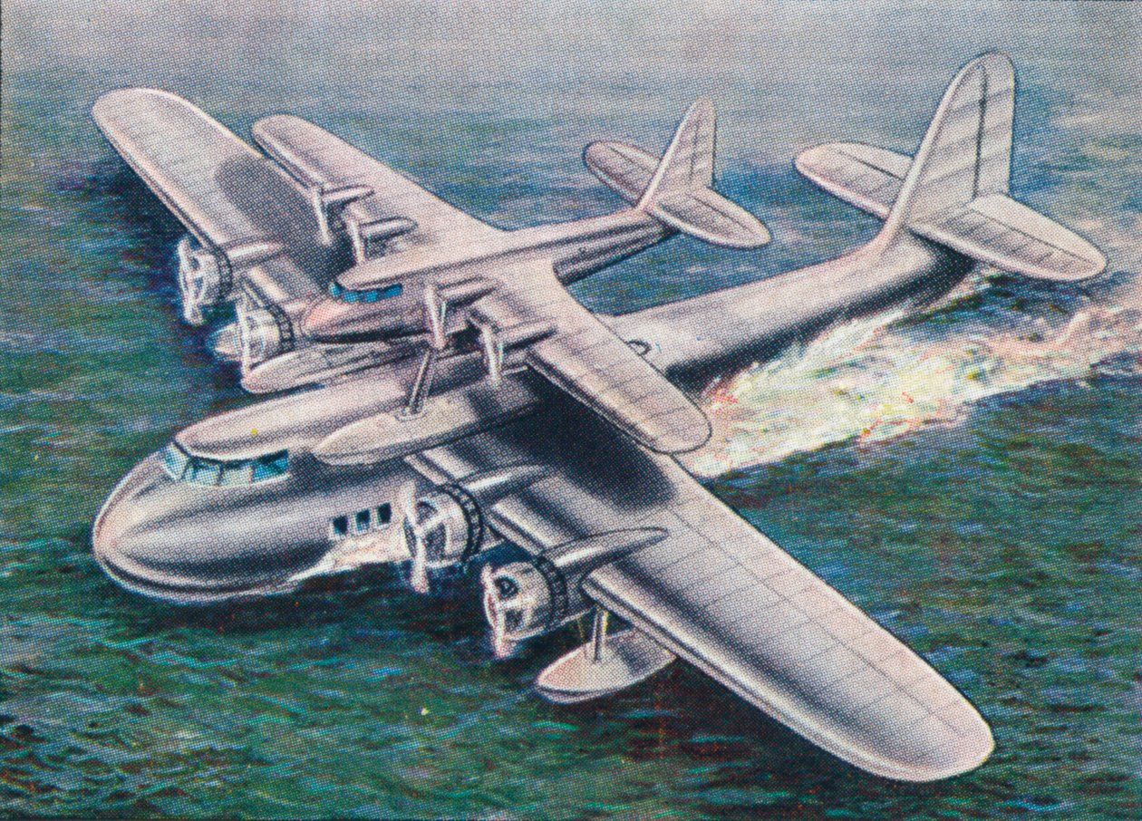 El avión compuesto Short Mayo, 1938 de Unbekannt