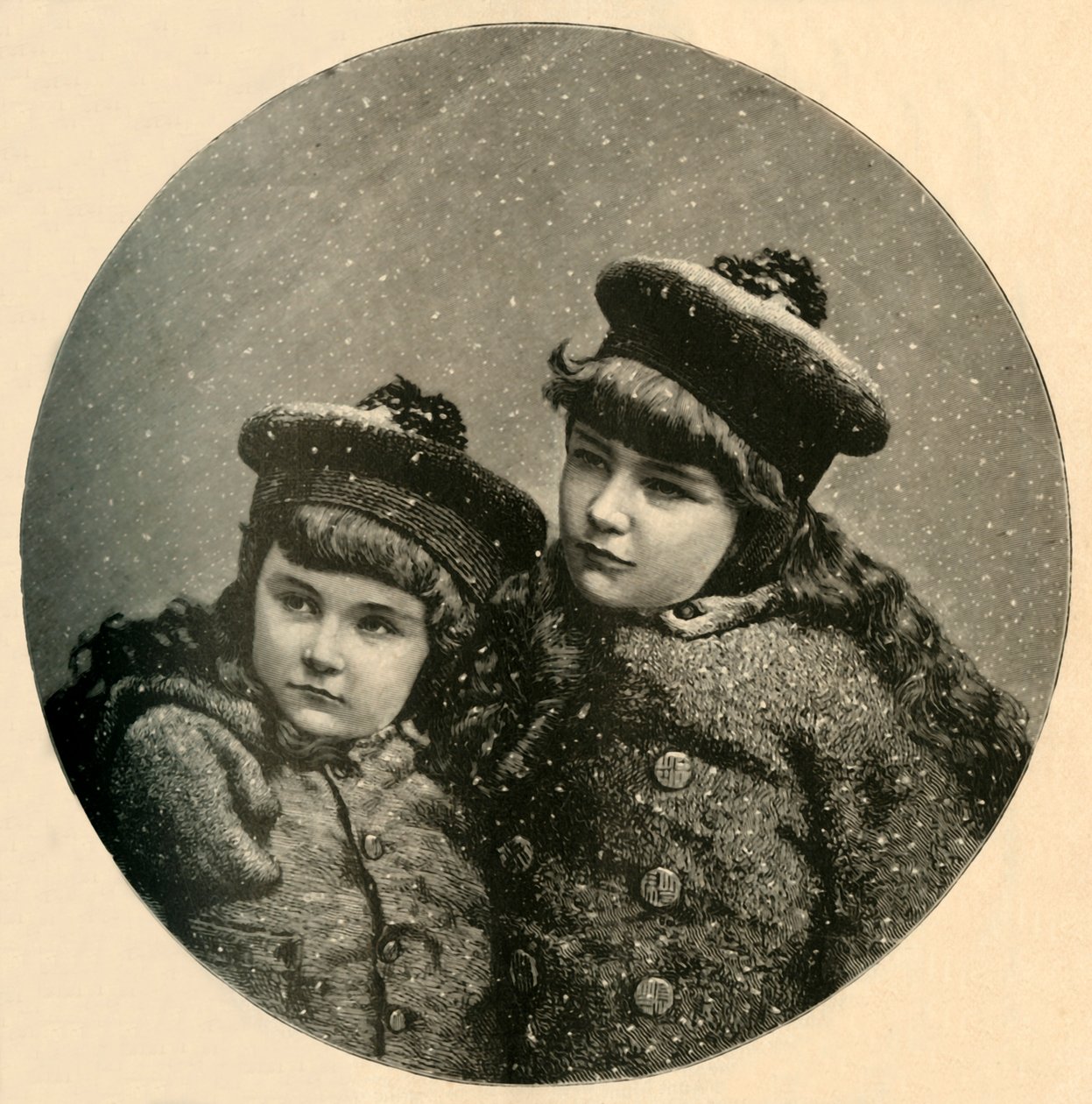 El árbol de Navidad de los pájaros de nieve, 1883 de Unbekannt