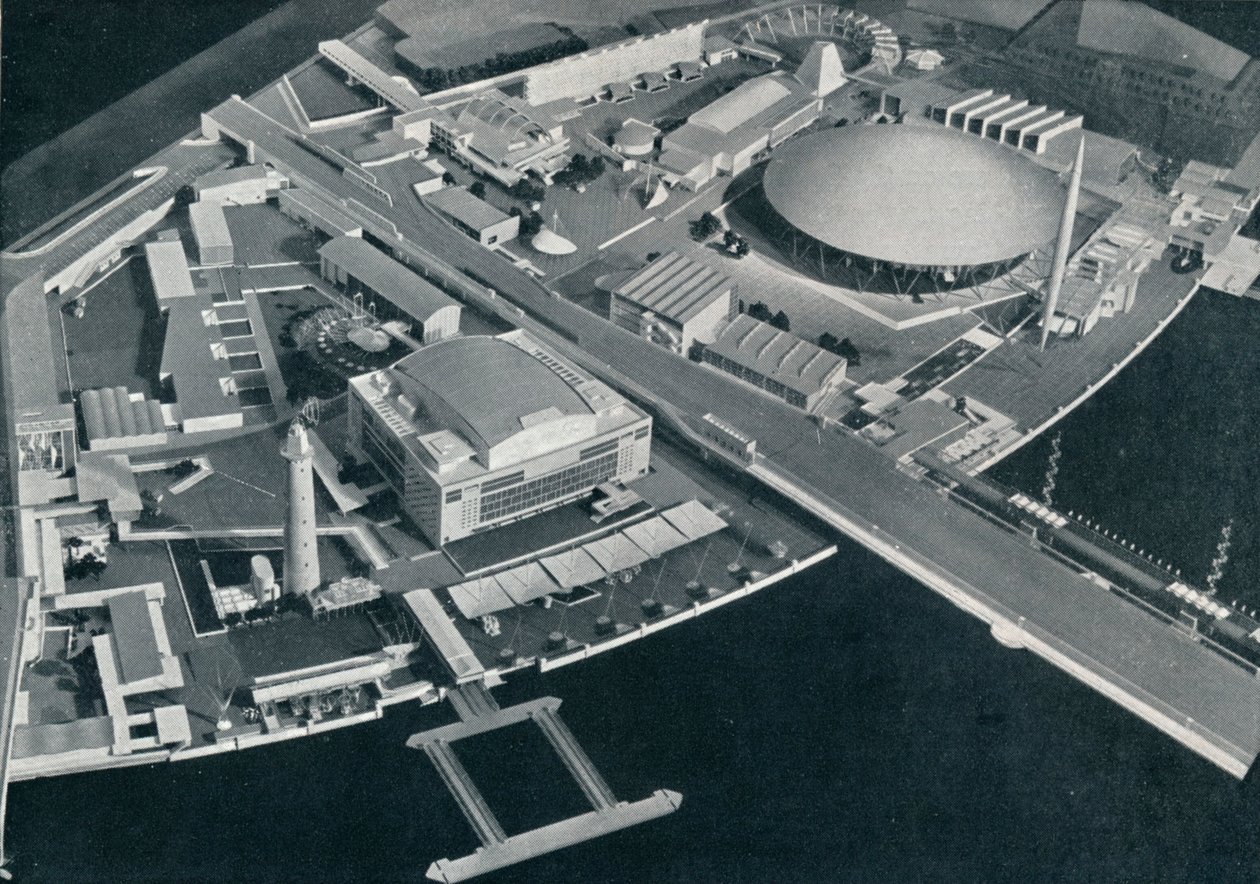 El sitio de South Bank, 1951 de Unbekannt