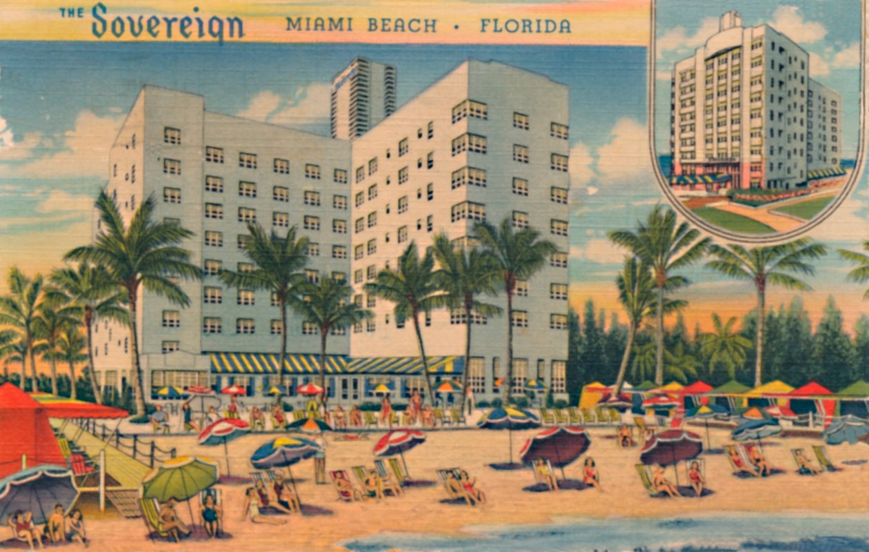 El Soberano. Miami Beach, Florida, c1940s de Unbekannt
