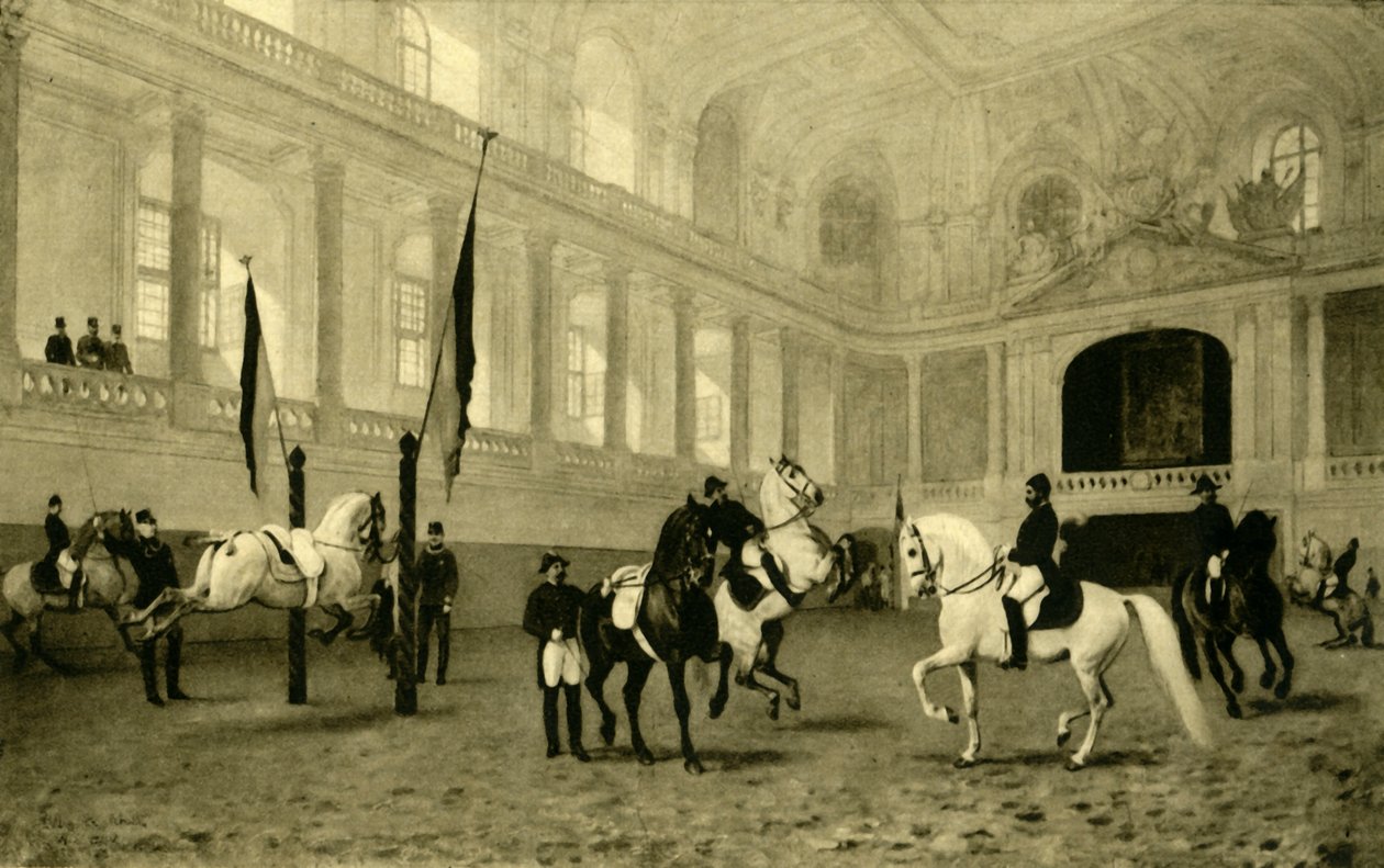 La Escuela Española de Equitación, Viena, Austria, c1935 de Unbekannt