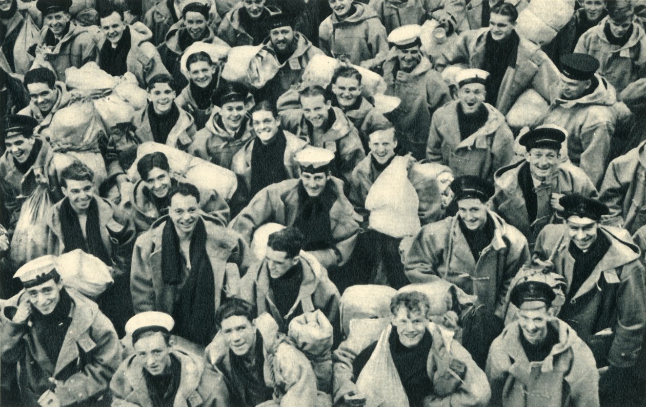 El espíritu del arca, marineros de la Royal Navy, c. 1942 de Unbekannt