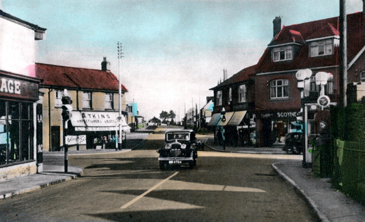 La Plaza, Braunton, Devon, principios del siglo XX de Unbekannt