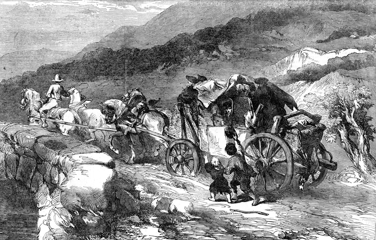 El coche de la última centuria, 1855 de Unbekannt