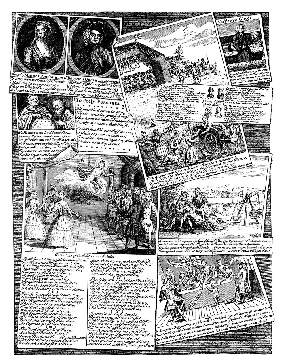 El popurrí del escenario, siglo XVIII de Unbekannt