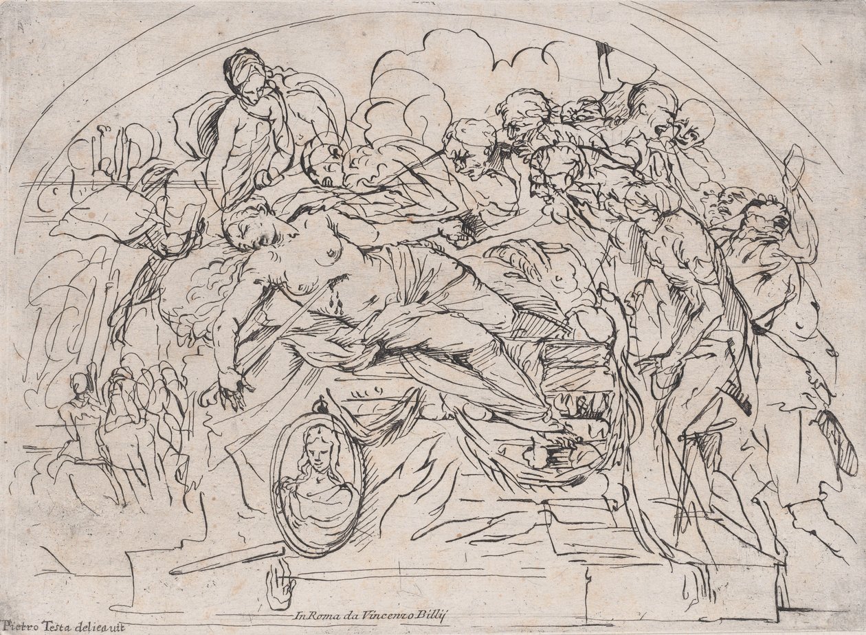 El Suicidio de Dido, 1650-1700 de Unbekannt