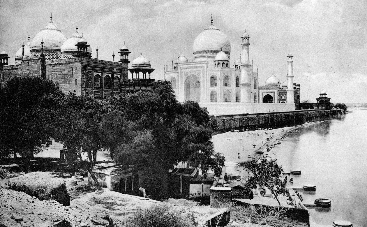 El Taj Mahal, Agra, siglo XX de Unbekannt
