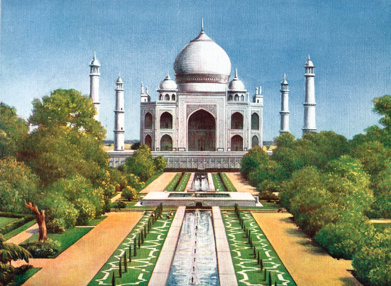 El Taj Mahal, Agra, India, principios del siglo XX de Unbekannt