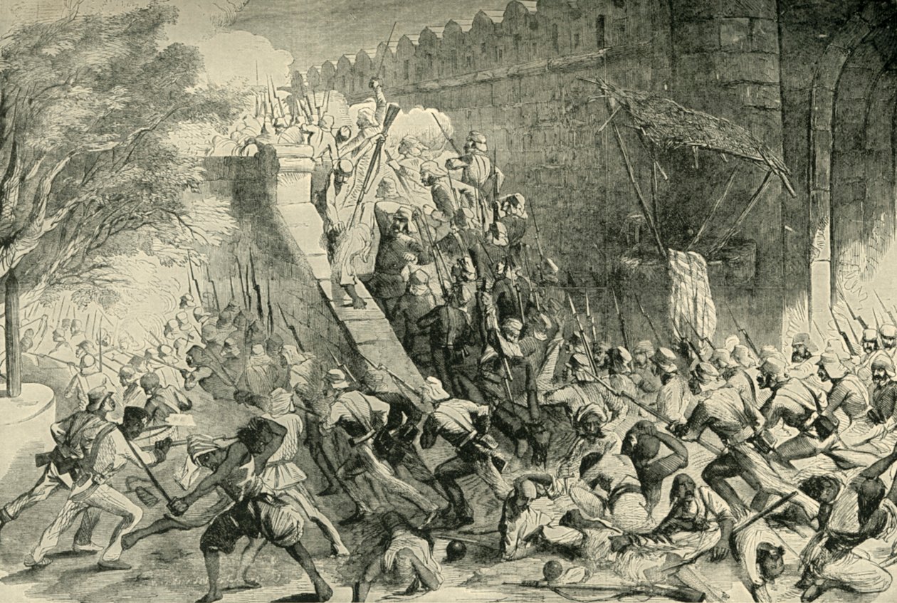 La toma de la Puerta de Cachemira, 1901 de Unbekannt