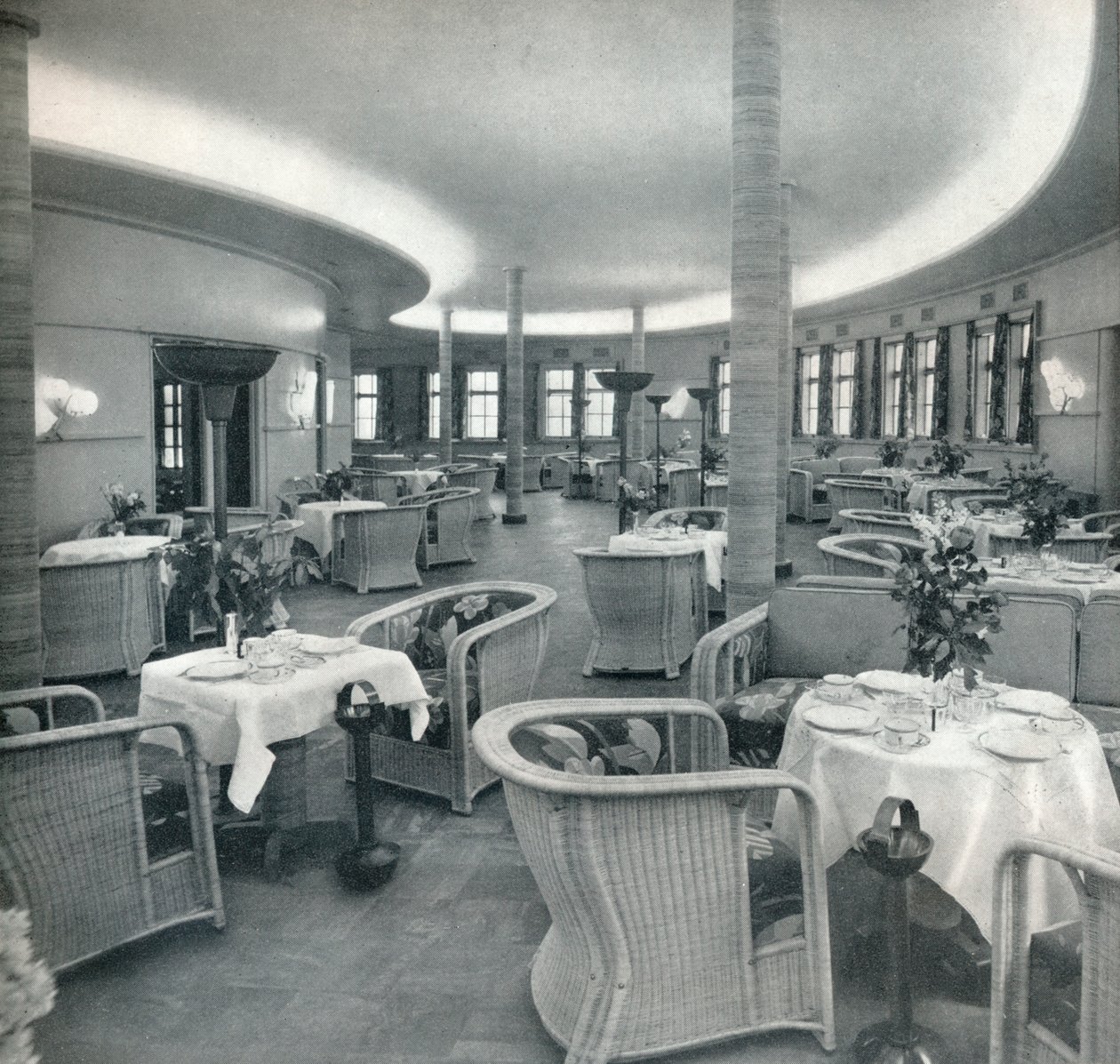El Salón de Té del Conte Di Savoia, 1933 de Unbekannt