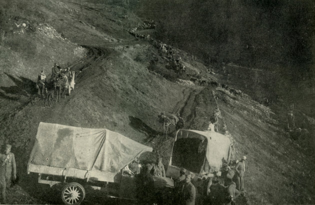 La Terrible Retirada de Serbia, 1919 de Unbekannt