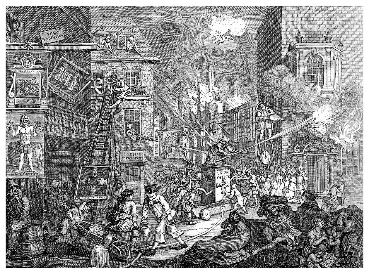 Los tiempos, placa I, c1762 1895 de Unbekannt
