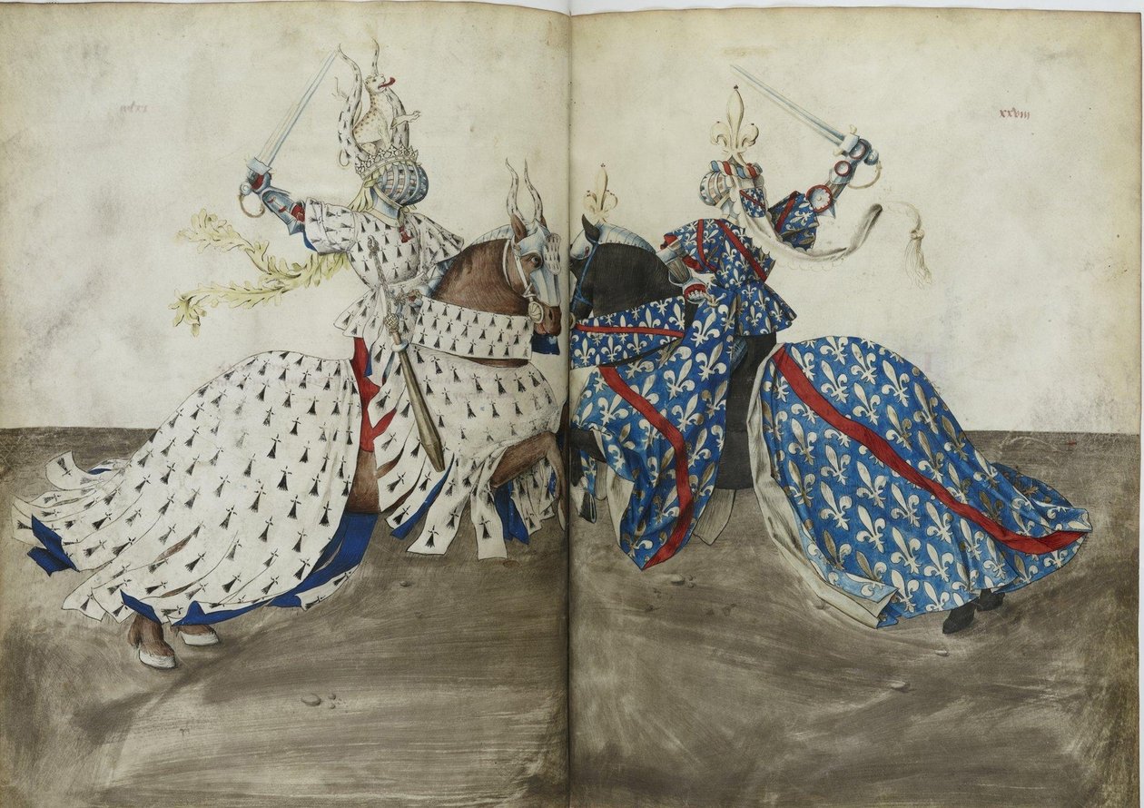 El libro del torneo de René de Anjou, ca 1447 de Unbekannt