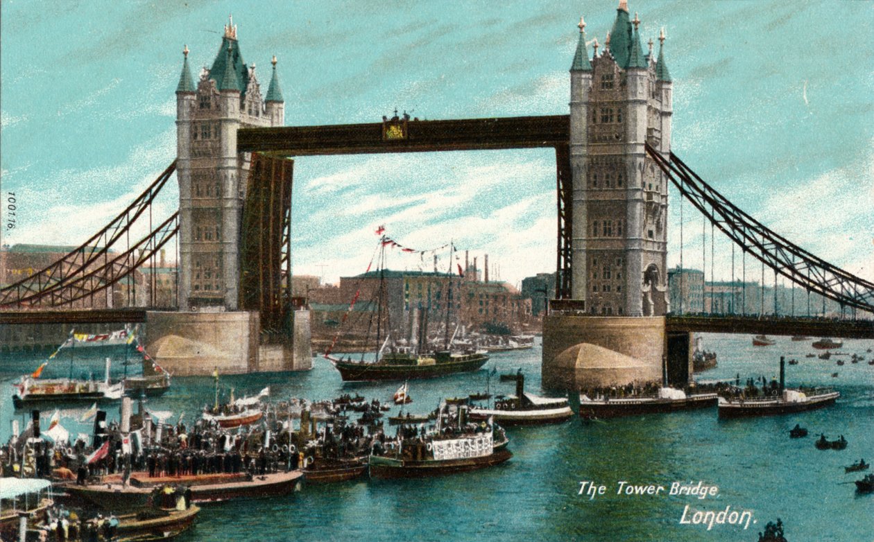 El Puente de la Torre, Londres, c1910 de Unbekannt