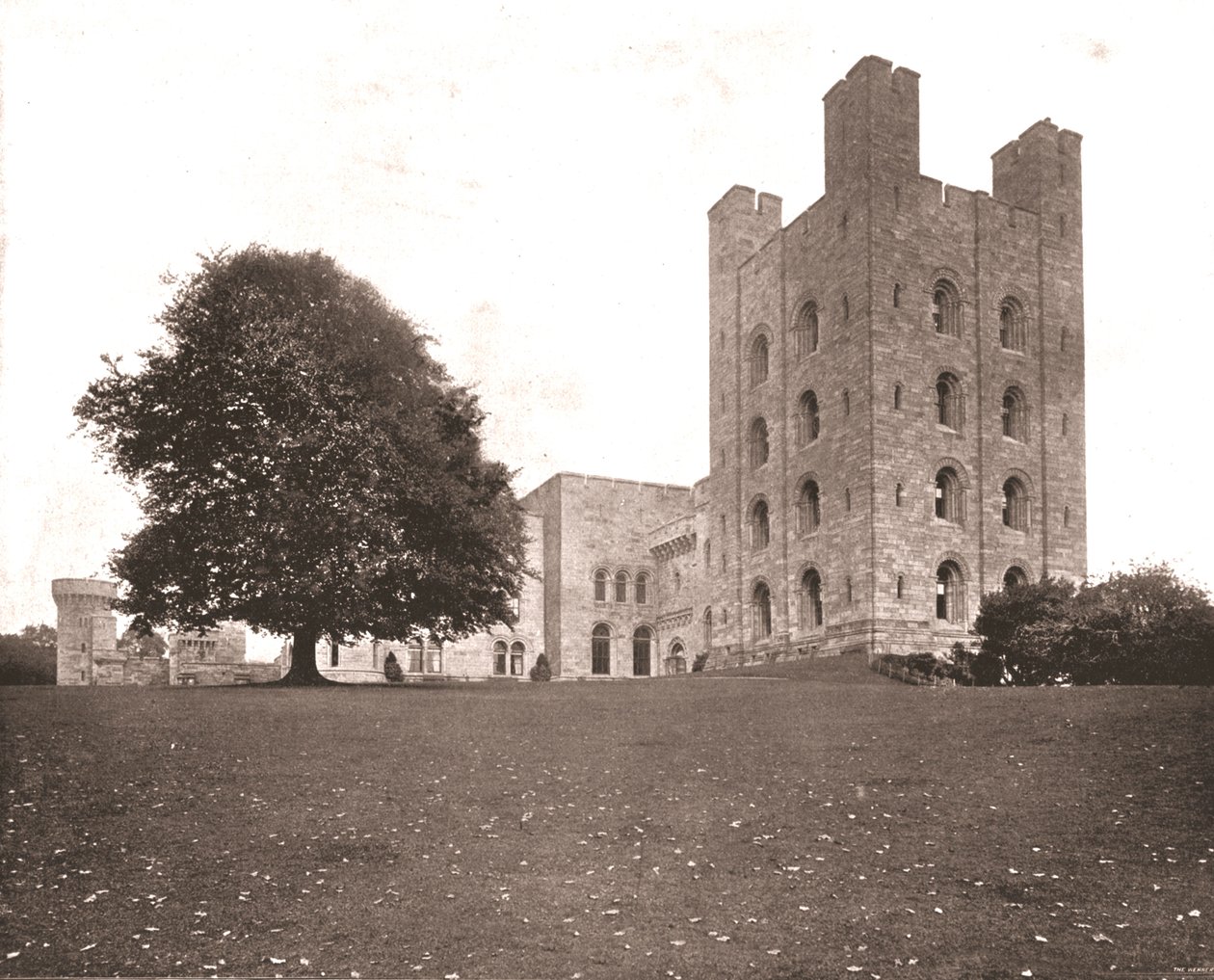 La torre en Penrhyn, Caernarvonshire, Gales, 1894 de Unbekannt
