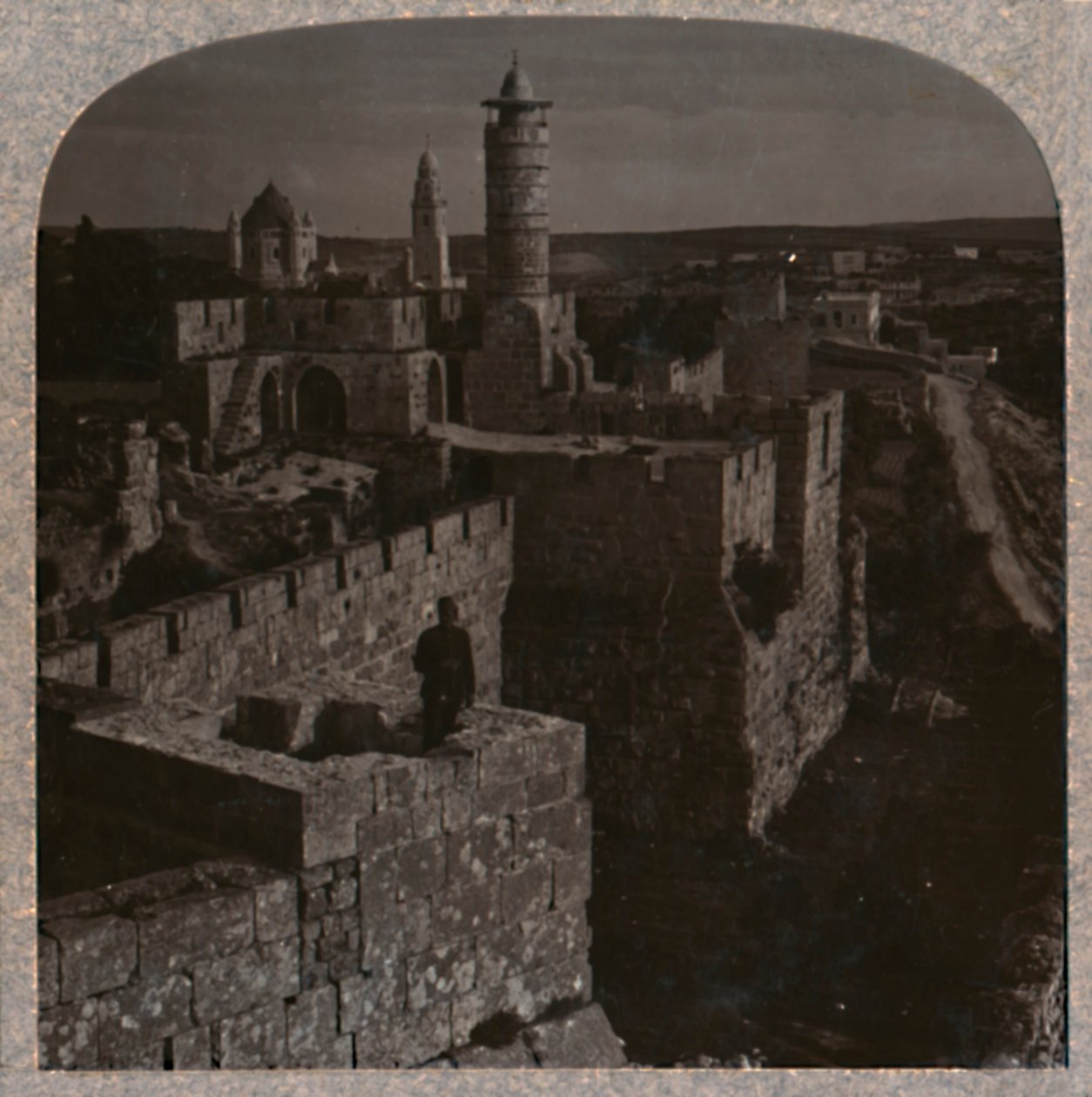 La Torre de David. La parte más antigua de la Ciudadela, c1900 de Unbekannt