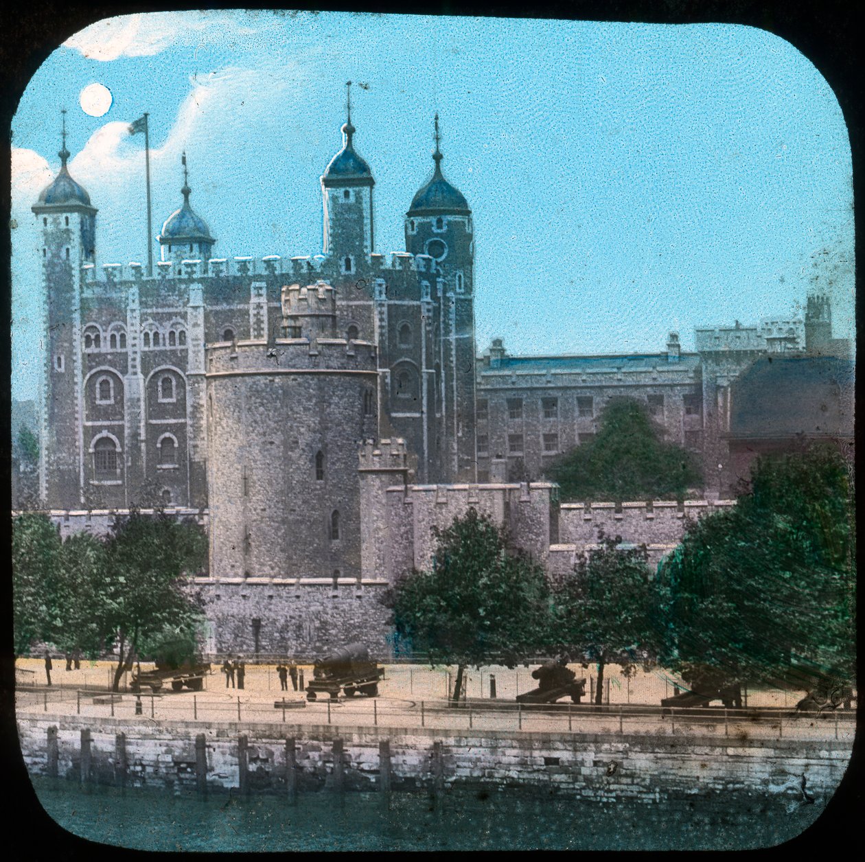 La Torre de Londres de noche, finales del siglo XIX o principios del XX de Unbekannt