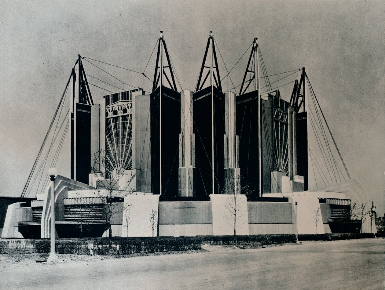 El edificio de viajes y transporte, 1932-1933 de Unbekannt