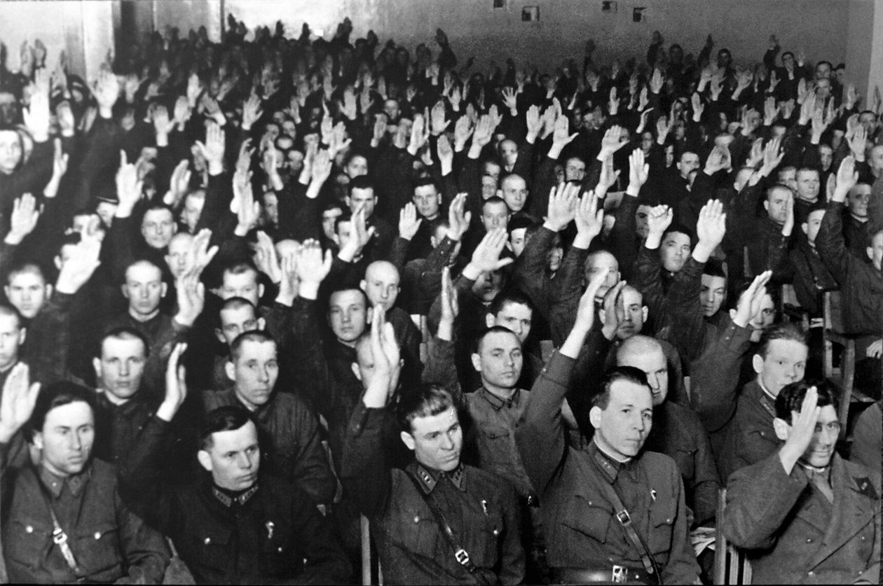 El juicio de los Veintiuno, Moscú, URSS, 1938 de Unbekannt