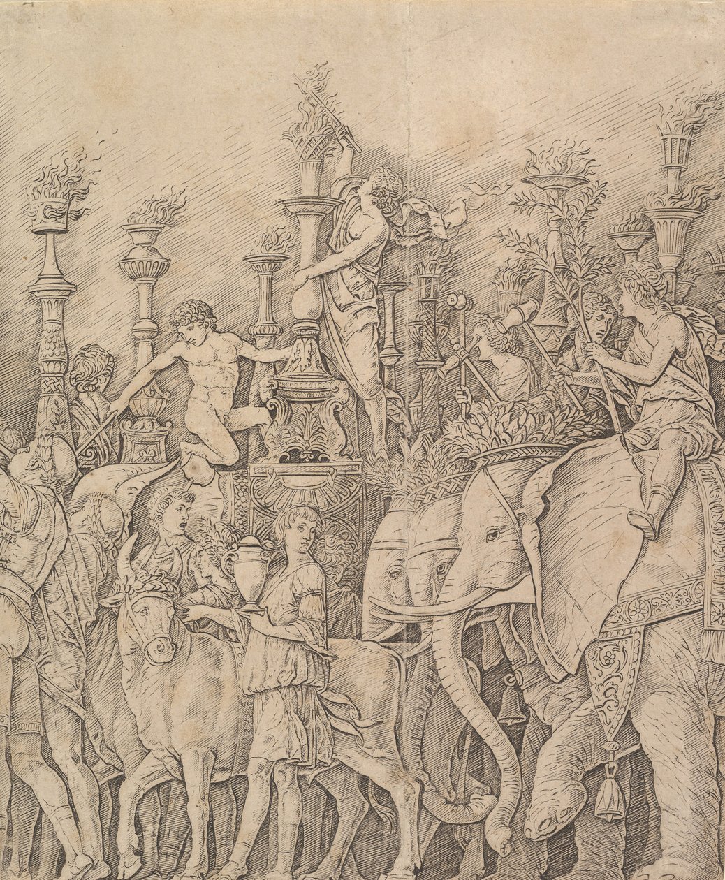 El triunfo de César: Los elefantes, ca. 1484-92 de Unbekannt
