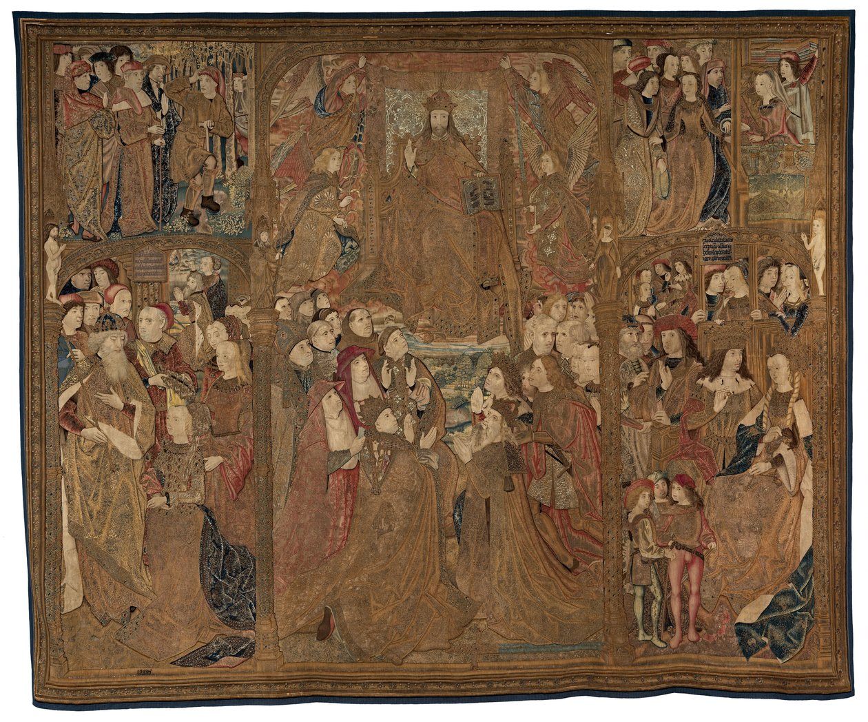 El triunfo de Cristo El tapiz de Mazarin, c. 1500 de Unbekannt
