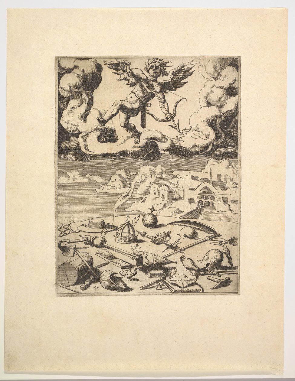 El triunfo del amor de Los triunfos de Petrarca, ca. 1548-49 de Unbekannt