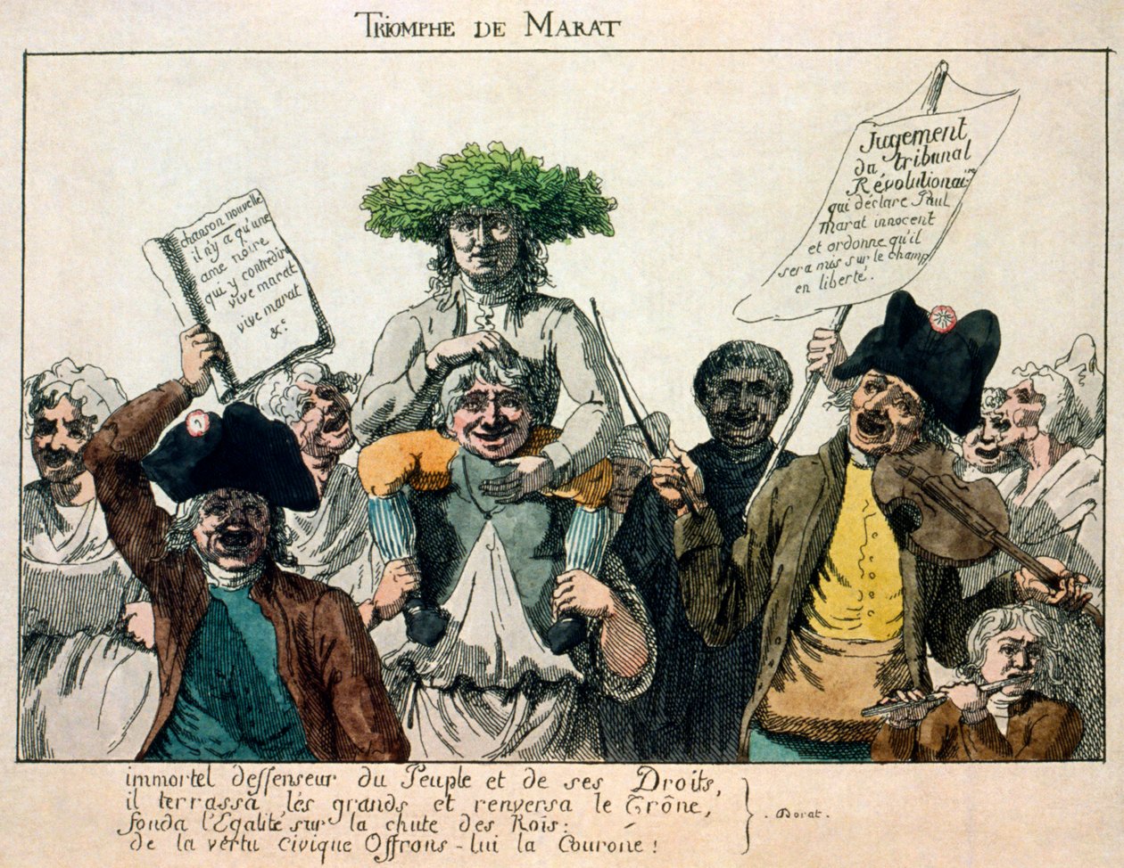 El triunfo de Marat, 1793 de Unbekannt