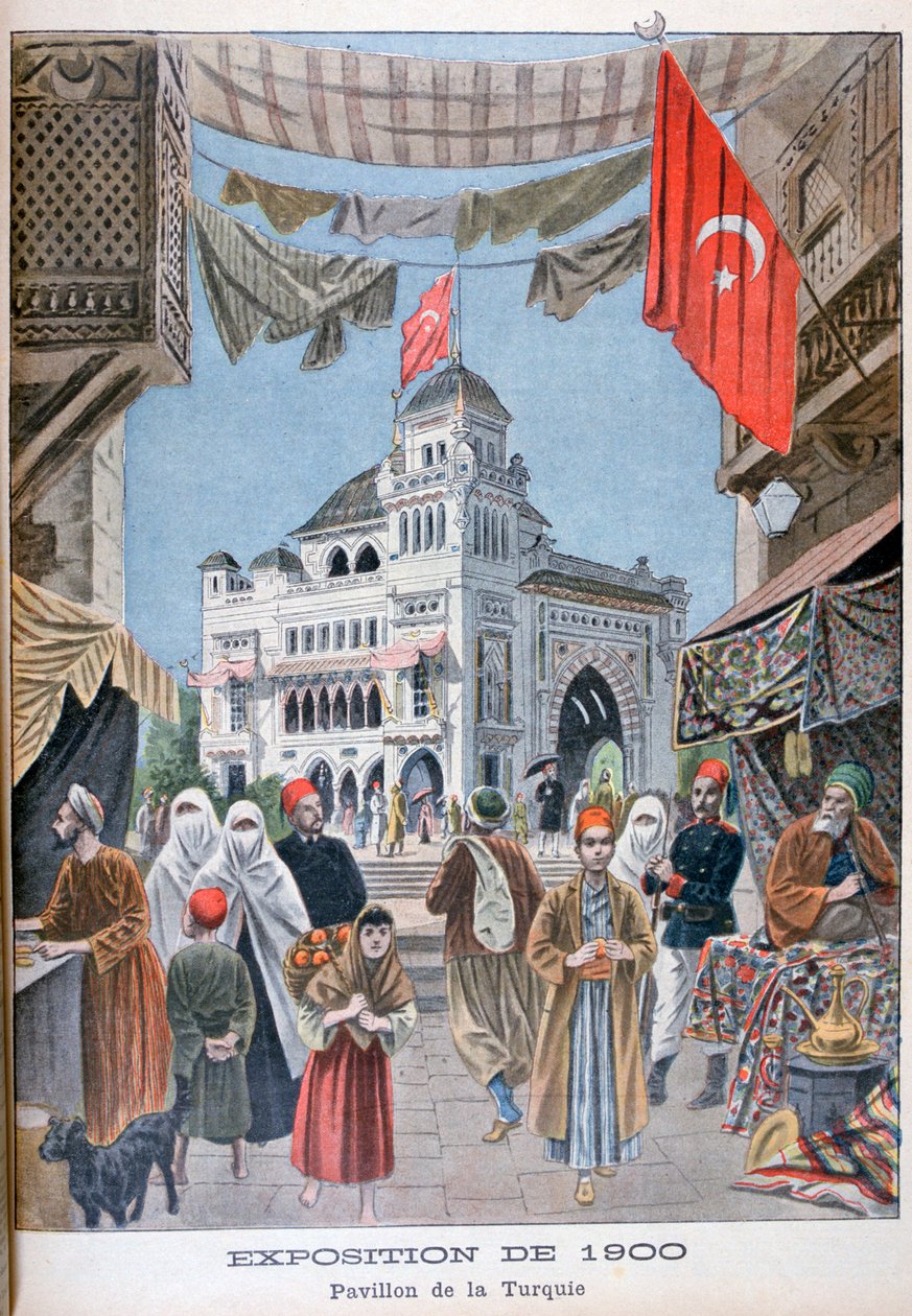 El pabellón turco en la Exposición Universal de 1900, París, 1900 de Unbekannt