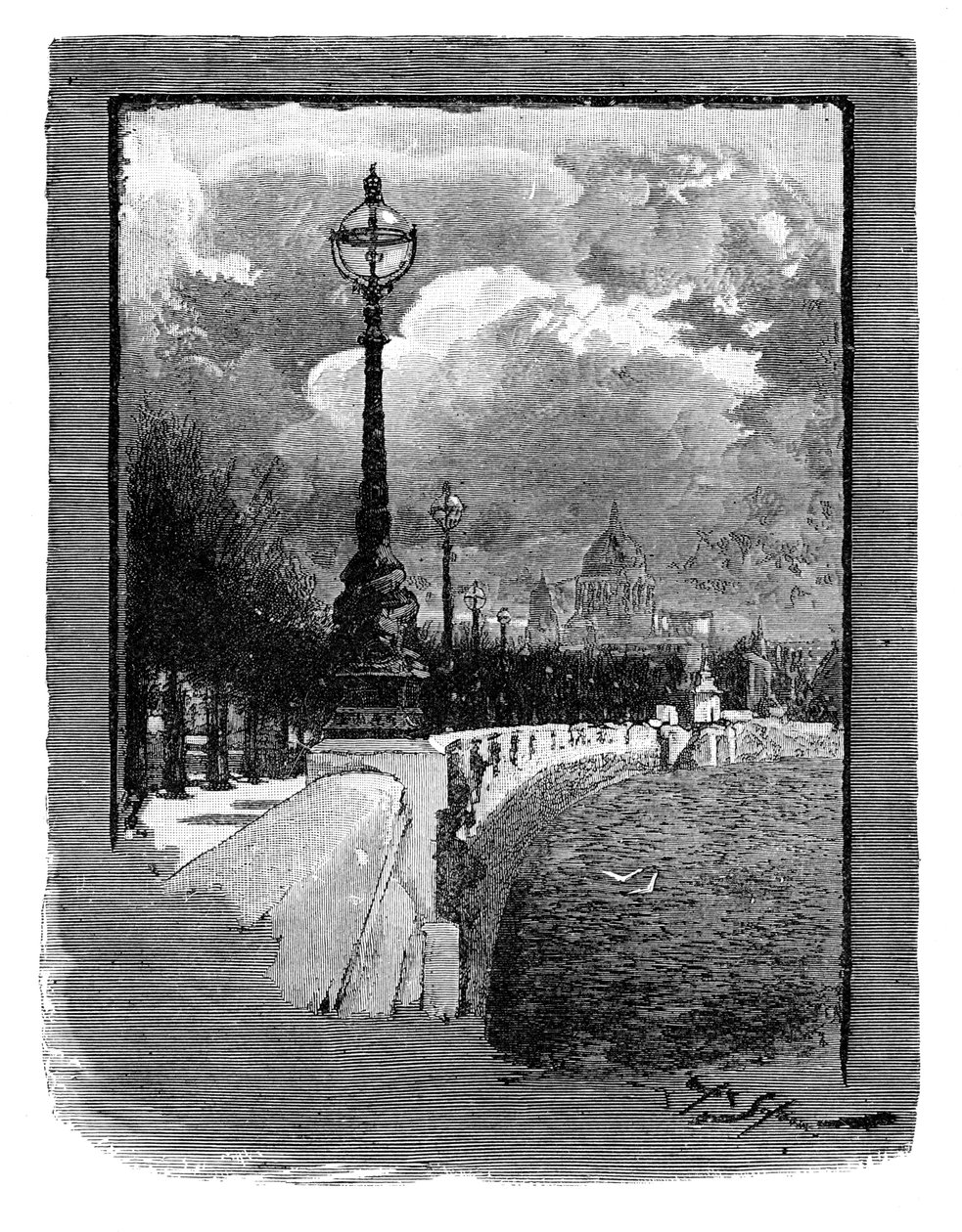El Victoria Embankment, Londres de Unbekannt