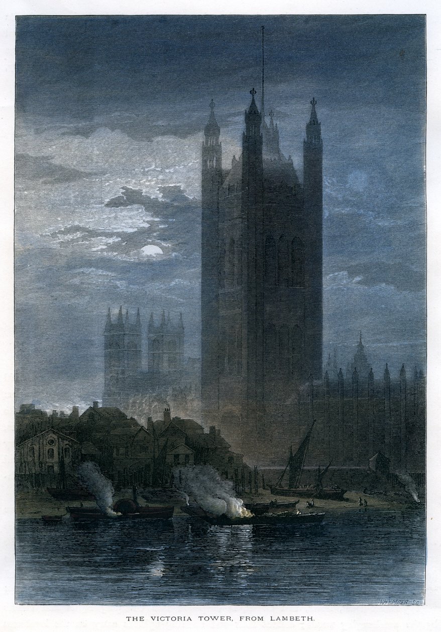La Torre Victoria, desde Lambeth de Unbekannt