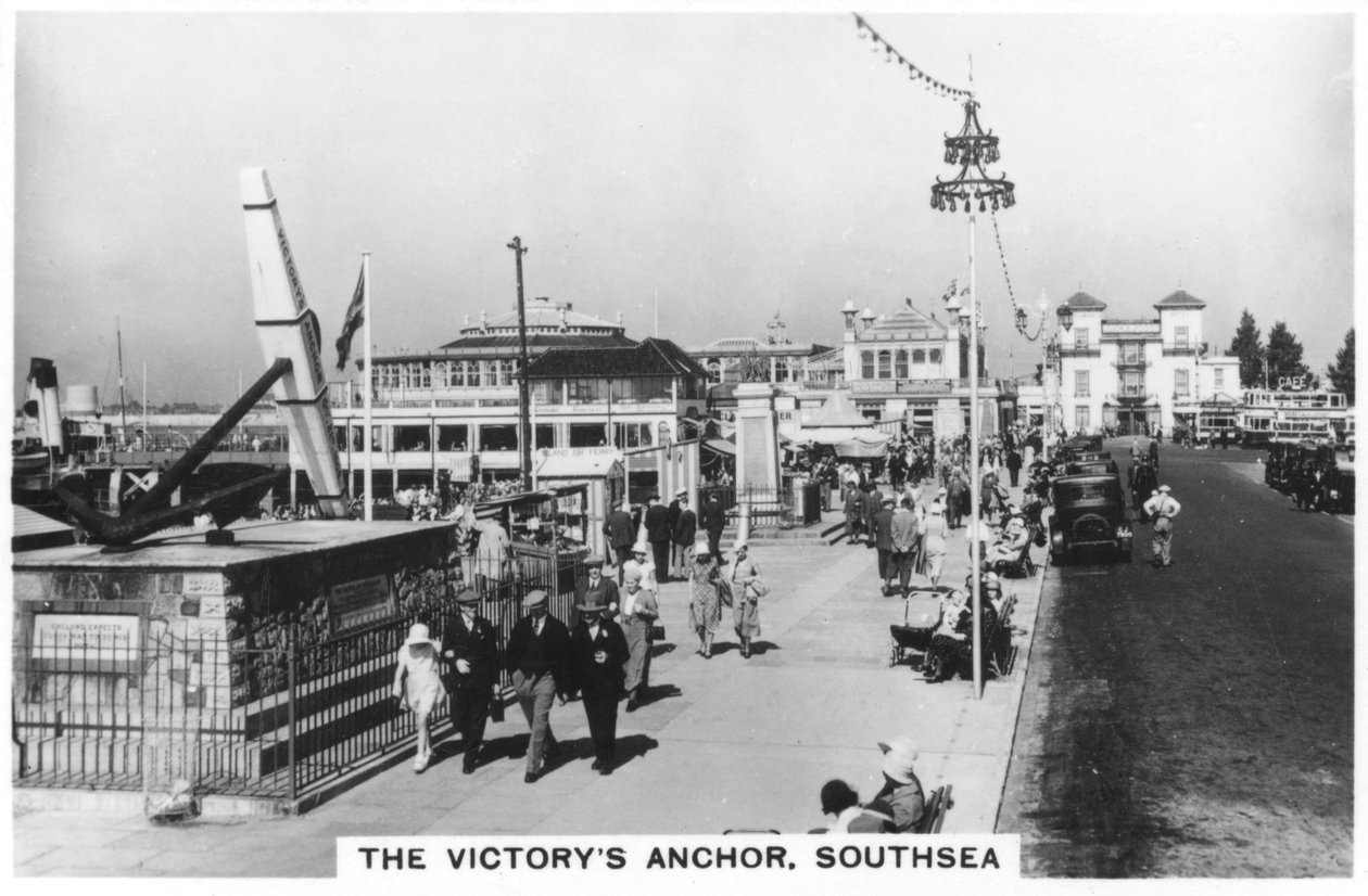 El ancla de la Victoria, Southsea, 1937 de Unbekannt