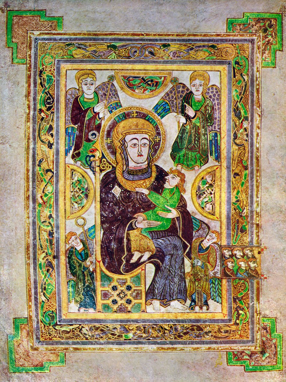 La Virgen y el Niño, c800 d.C., siglo XX de Unbekannt