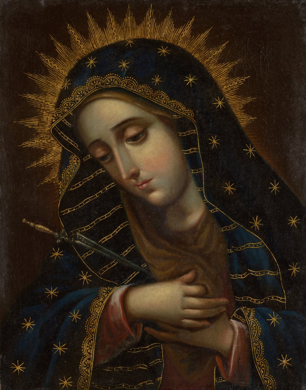La Virgen de los Dolores, siglo XVIII de Unbekannt