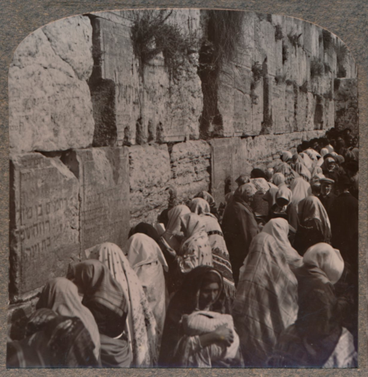 El Lugar de Lamentación de los Judíos, Jerusalén, c1900 de Unbekannt
