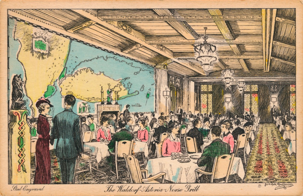 El Waldorf Astoria, Norse Grill, c1930s de Unbekannt