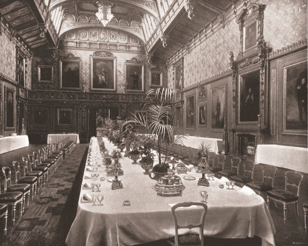 La Cámara de Waterloo, Castillo de Windsor, Berkshire, 1894 de Unbekannt