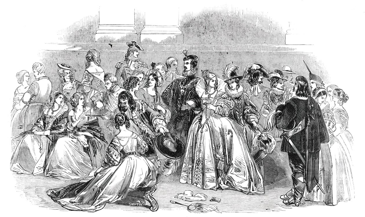 El Baile de Waverley, 1844 de Unbekannt