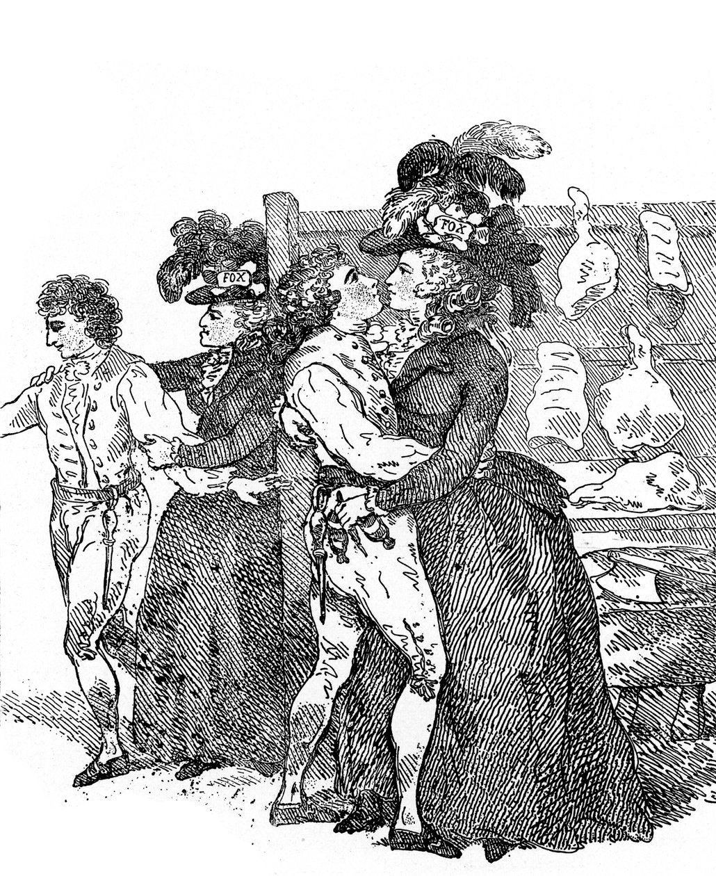 La elección de Westminster, 1780s, c1920 de Unbekannt