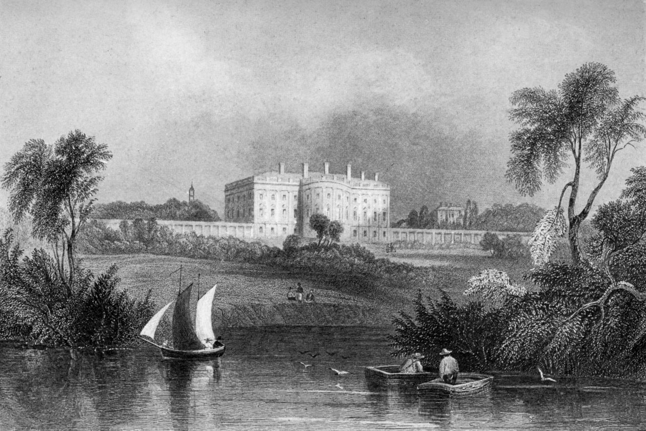 La Casa Blanca, Washington D.C., EE.UU., 1841 1908 de Unbekannt