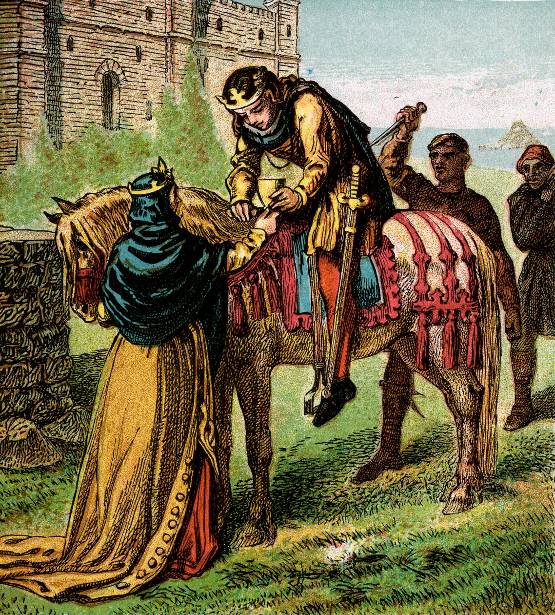 La Malvada Reina Elfrida, c1850 de Unbekannt